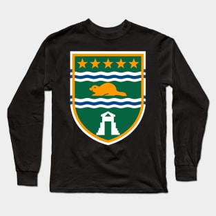 Surrey BC Flag Decal Long Sleeve T-Shirt